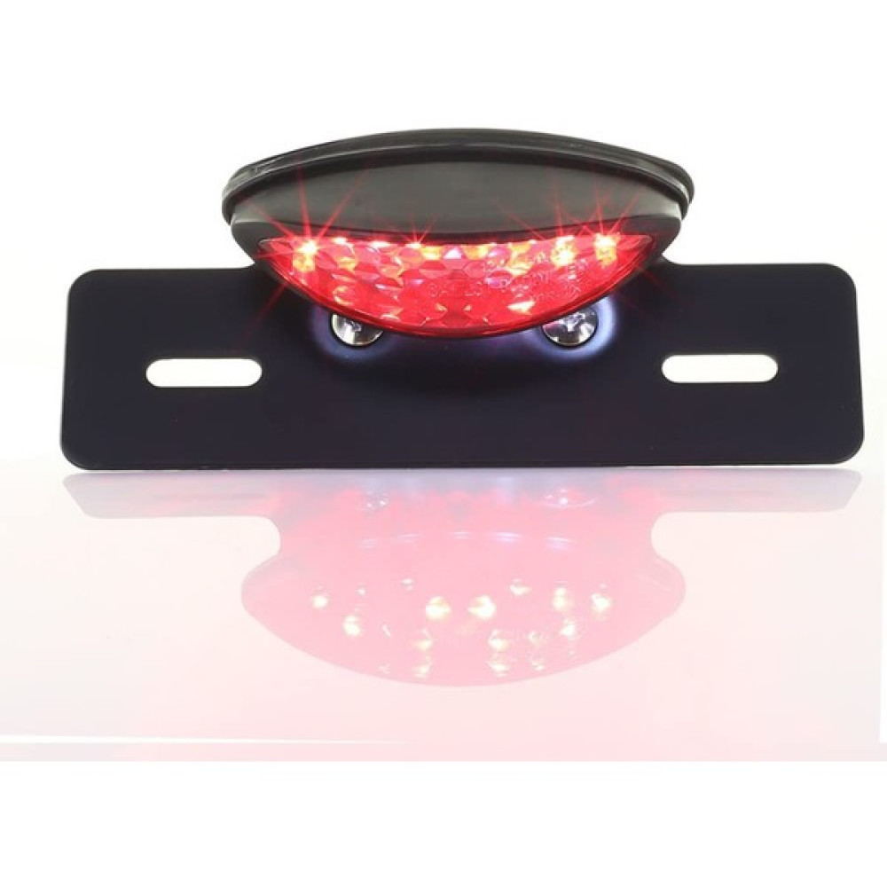 Chronus Motosiklet LED Kırmızı Koşu Freni Arka Kuyruk Lambası Arka Çamurluk Evrensel Modifiye Retro - Siyah (Yurt Dışından) Bisiklet Aksesuarları Fiyatı