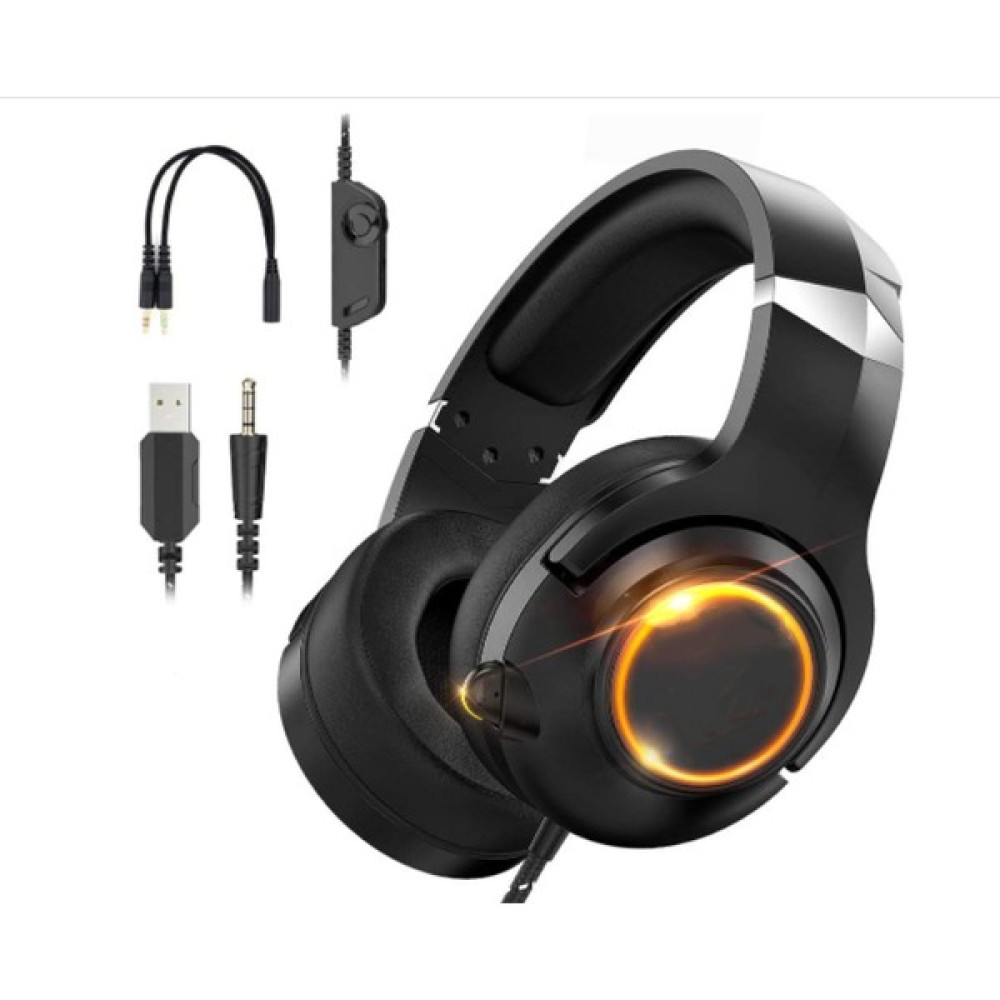 Chronus Ps4, Xbox One, Nintendo Switch, Pc, Mac, Dizüstü Bilgisayar, Mikrofonlu ve LED Işıklı Kulak Üstü Bas Surround İçin Oyun Kulaklığı (Siyah) (... Kulak Üstü Kulaklık Fiyatı
