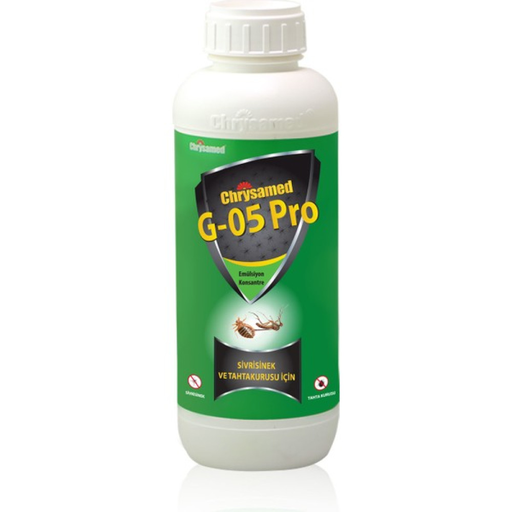 Chrysamed G-05 Pro Bitki Özlü Böcek İlacı 1 Lt Sivrisinek ve Tahtakurusu Türlerinde Etkili Sinek-Kene-Haşere Kovucu Fiyatı