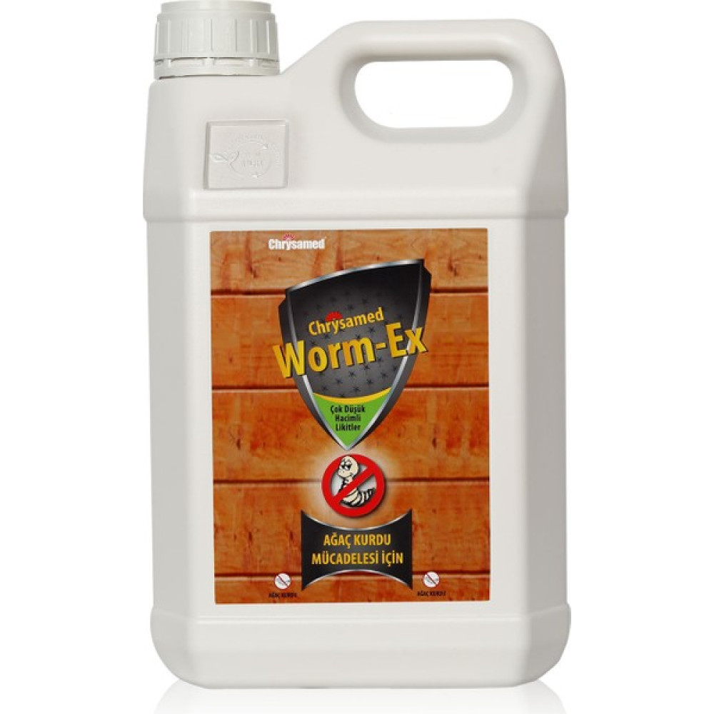 Chrysamed Worm-Ex Ağaç / Tahta Kurdu 5 Lt Sinek-Kene-Haşere Kovucu Fiyatı