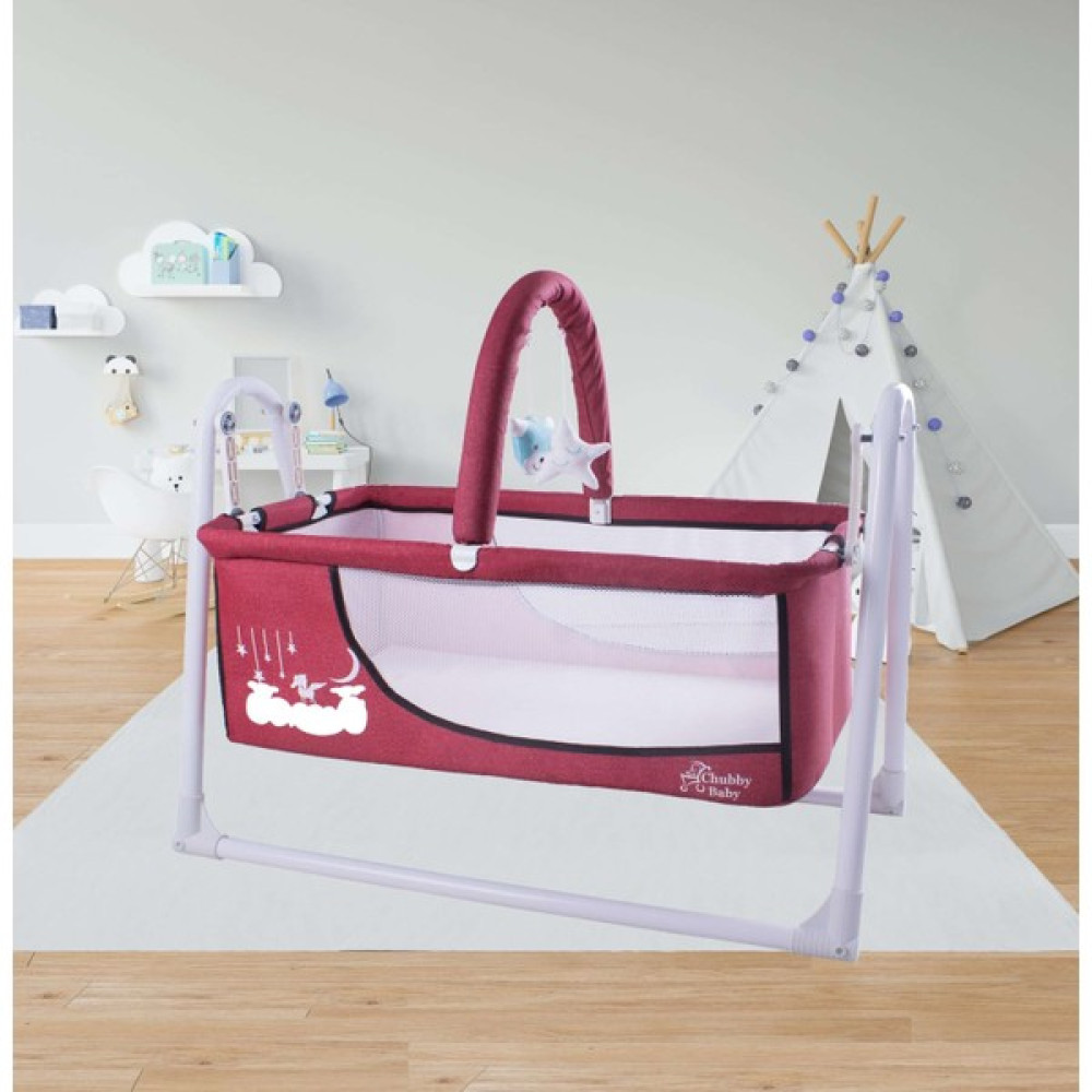 Chubby Baby Candy Sepet Beşik Anne Yanı Portatif Beşik - Kırmızı Beşik Fiyatı