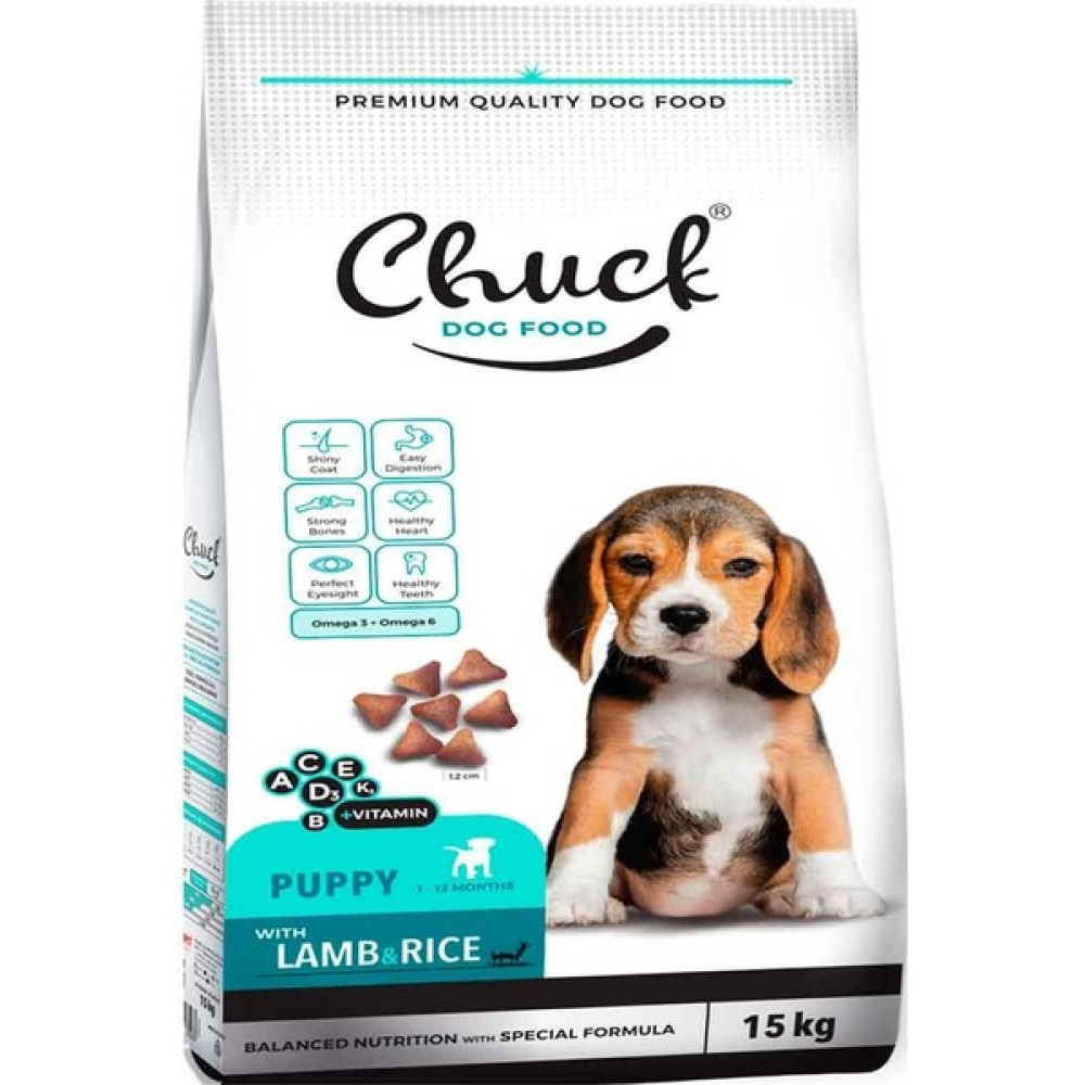 Chuck Kuzu Etli Yavru Köpek Maması 15 kg Evcil Hayvan Ürünleri Fiyatı