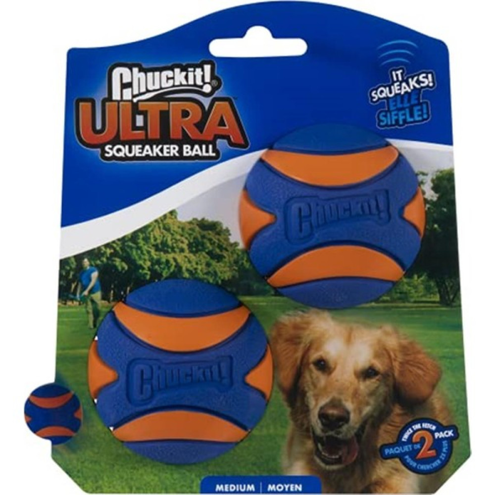 Chuckit! Utra Squeaker 2'li Sesli Köpek Oyun Topu (Orta Boy) Evcil Hayvan Ürünleri Fiyatı