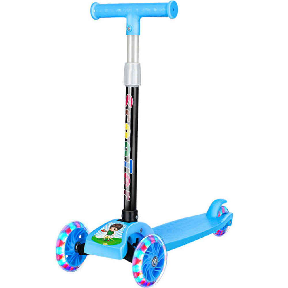 Chunkyated Çocuk Scooter'ı Tek Tıklamayla Katlanır Parlak Pürüzsüz Scooter Bebek Scooter'ı (Yurt Dışından) - Açık Mavi Açık Hava, Deniz ve Spor Oyuncakları Fiyatı