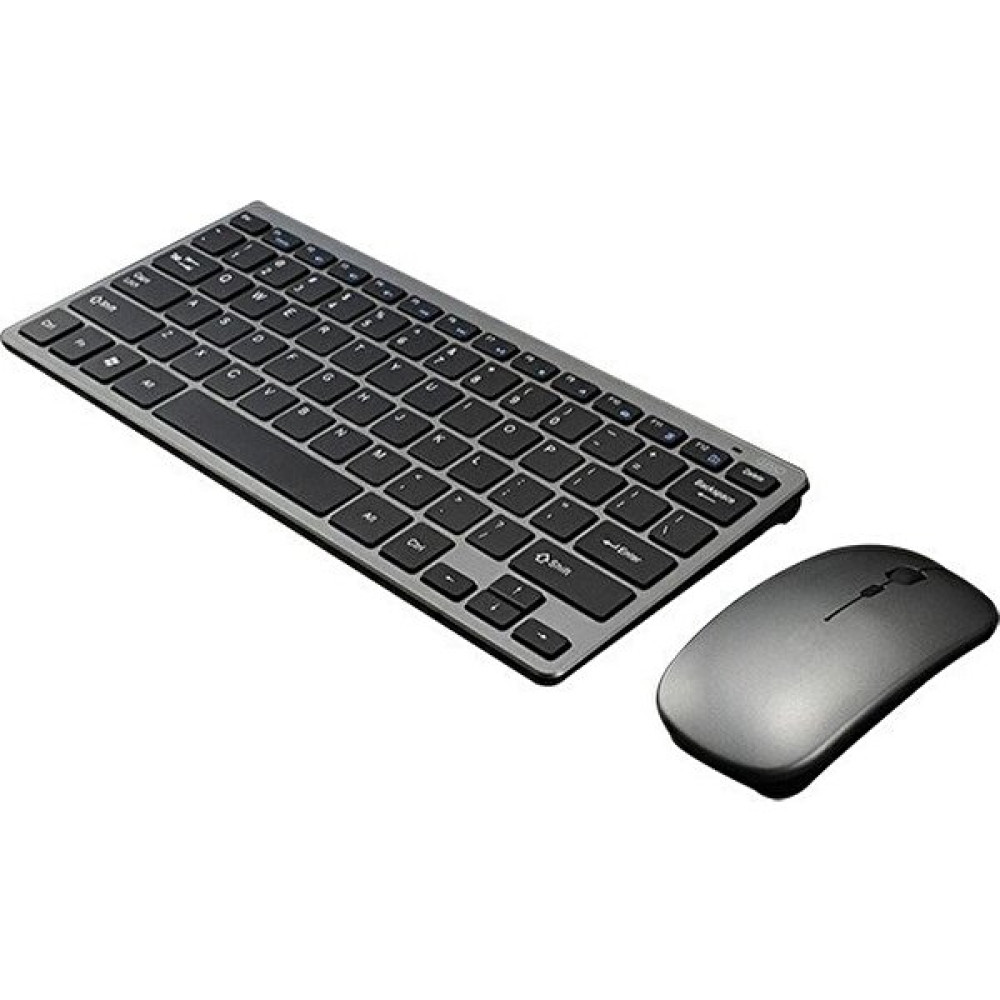 Chunkyated Klavye 3.0/5.0 Bluetooth Kablosuz Klavye ve Fare Seti Type-C Şarj Portu Makas Ayak Zanaat (Yurt Dışından) - Kırmızı - Siyah Klavye - Mouse Fiyatı