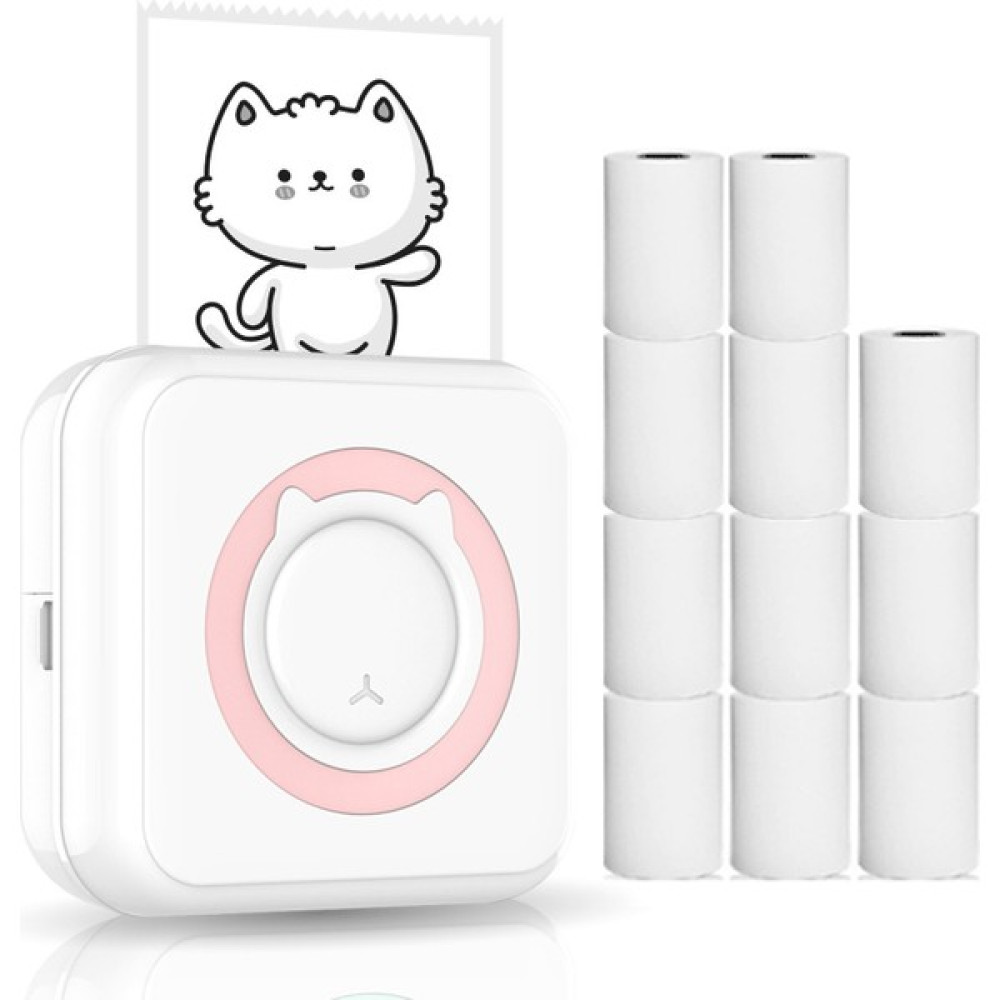 Chunkyated Taşınabilir Çocuk Hata Yazıcı Öğrenci Cep Telefonu Bluetooth Mini Fotoğraf Etiketi (Yurt Dışından) - Pembe Yazıcılar Fiyatı