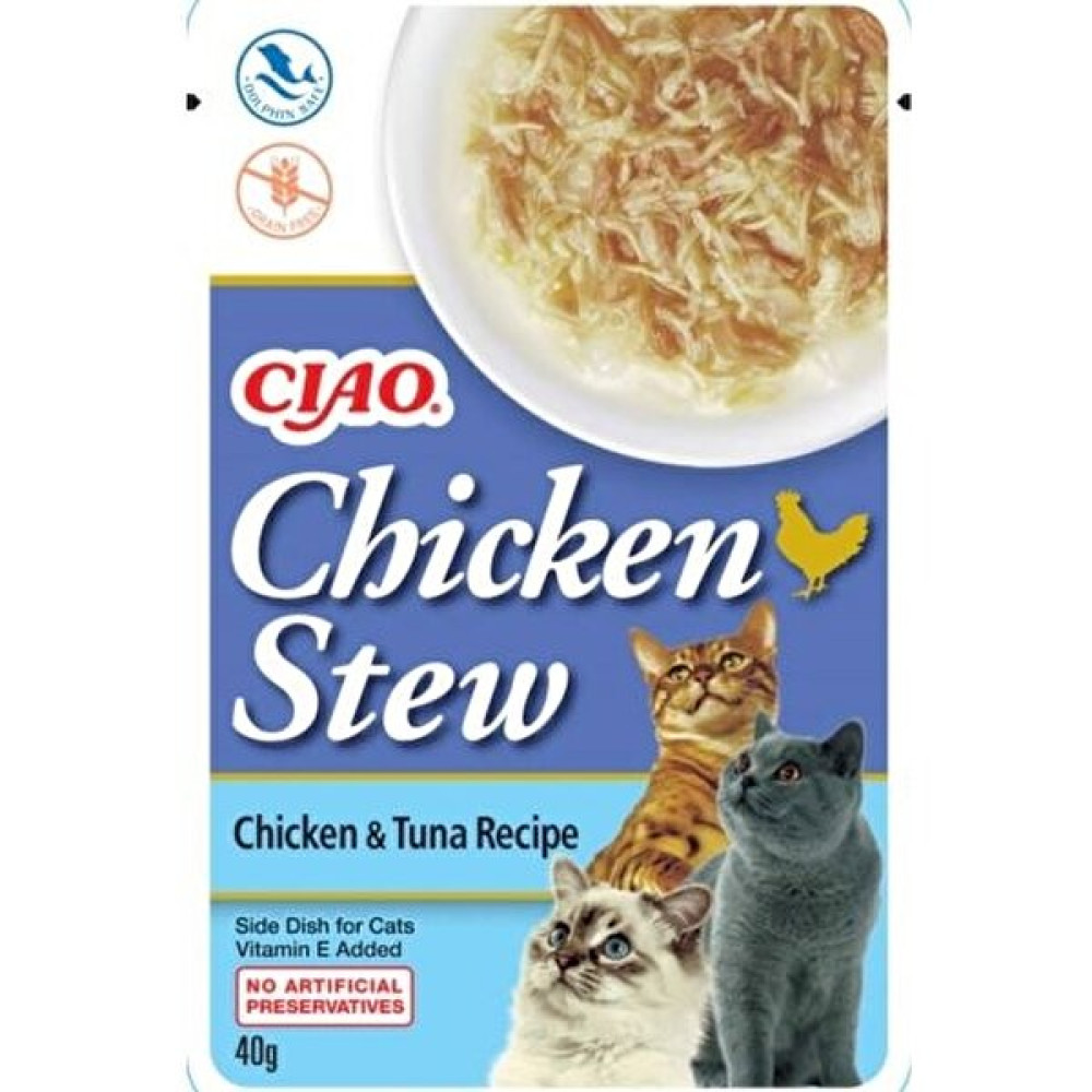 Ciao Chicken Stew Tavuk Güveç ve Ton Balıklı Pate 40gr Evcil Hayvan Ürünleri Fiyatı
