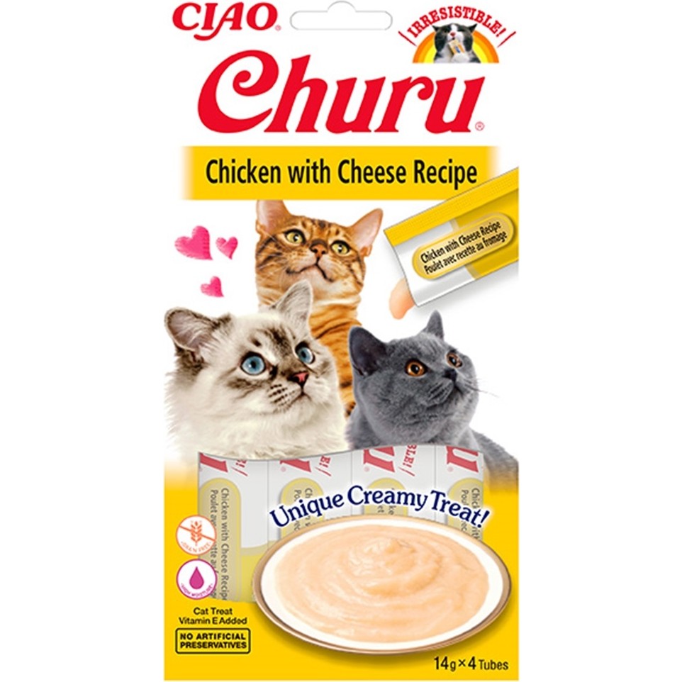 Ciao Churu Cream Tavuklu ve Peynirli Ödül Kreması 4x14 G Diğer Fiyatı