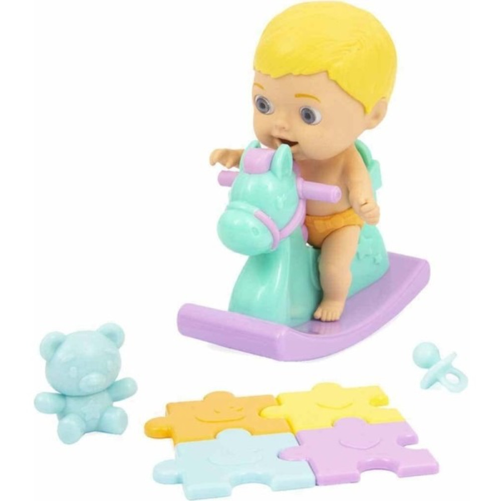Cicciobello Amiccici Gezme Vakti CC010000 - Yeşil At - Sarı Saçlı Erkek Bebek - Renkli Bebek Oyuncakları Fiyatı