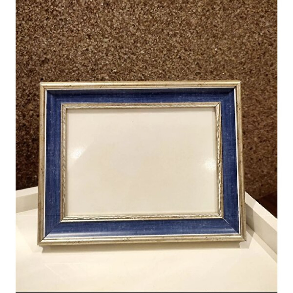 Çiçek Çerçeve Mavi Geniş Çerçeve - 15x21 Resim & Fotoğraf Çerçevesi Fiyatı