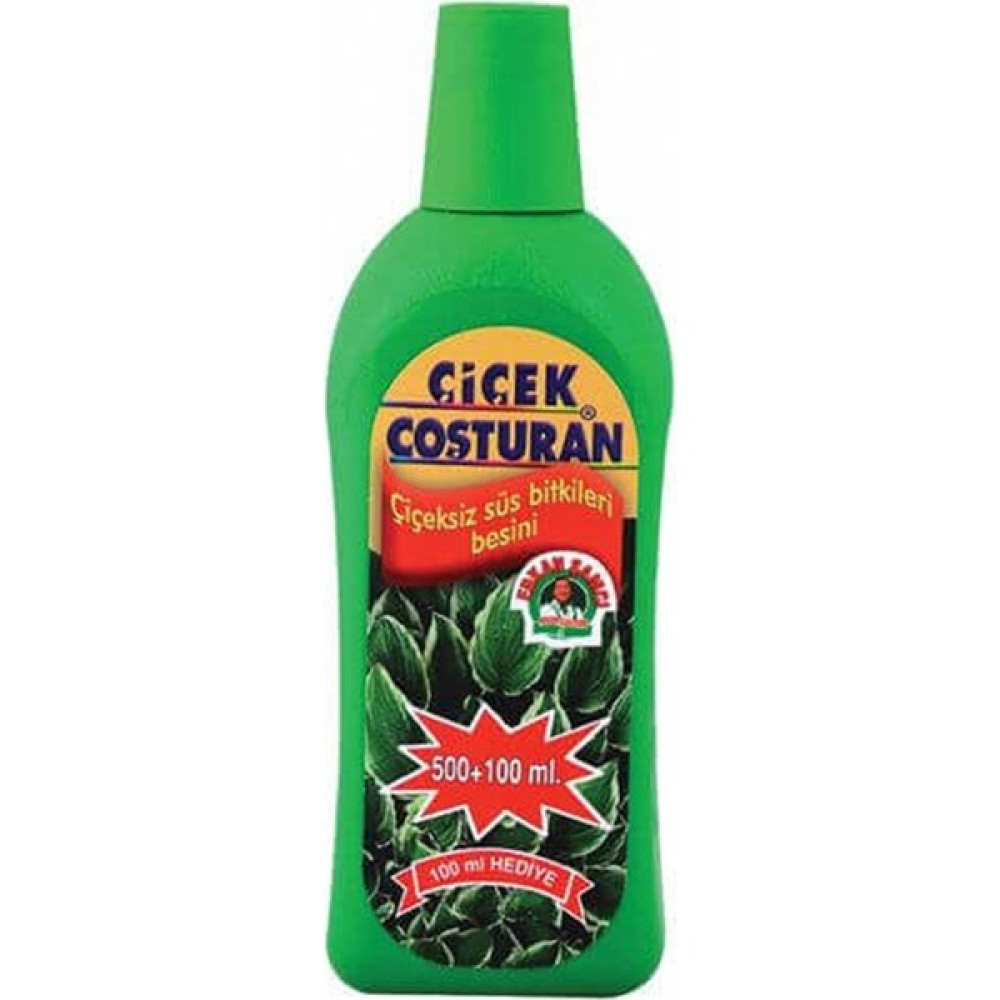 Çiçek Coşturan Çiçeksiz Süs Bitki Besini-Sıvı Gübre 600 ml Bitki Fiyatı