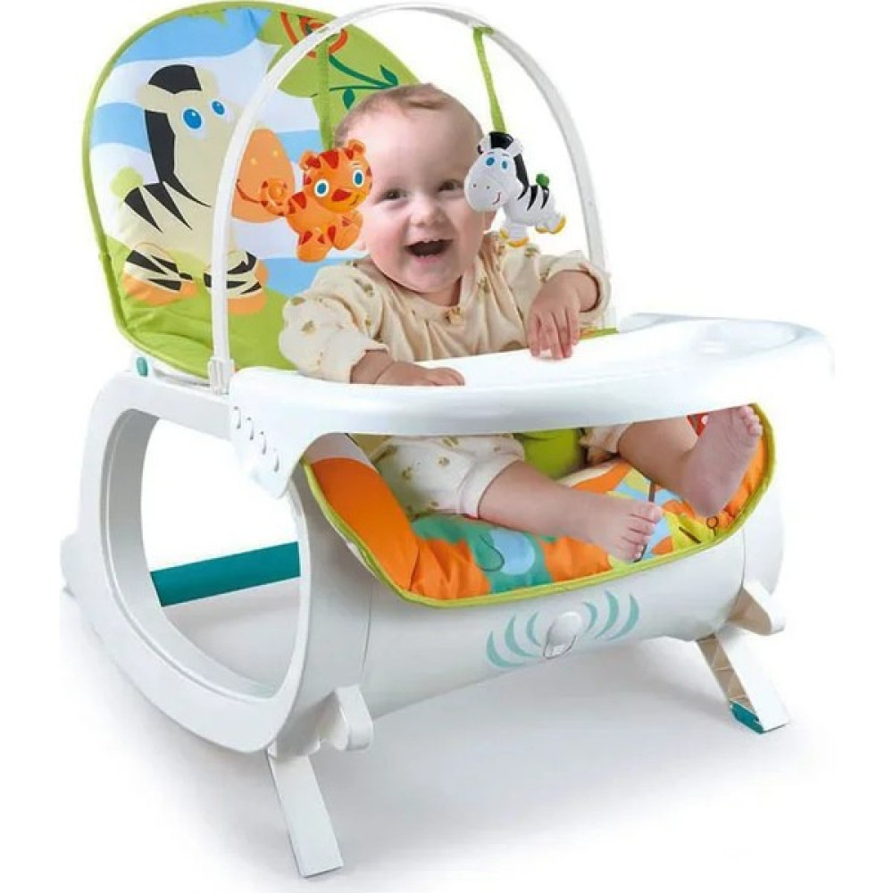 Cici Bears Cicibears 3'ü 1 Arada Çok Fonksiyonlu Bebek Sallanan Sandalye - Yeşil (Yurt Dışından) - 87 × 47.5 × 65 cm Beşik Fiyatı