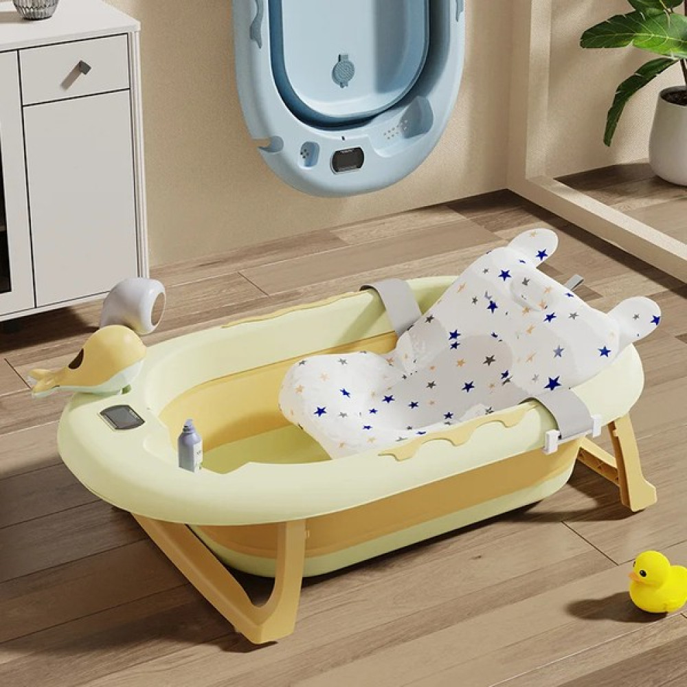Cici Bears Cicibears Bebek Duş Taşınabilir Küvet - Sarı (Yurt Dışından) - 0 - 9 Yaş Bebek Banyo Küveti Fiyatı