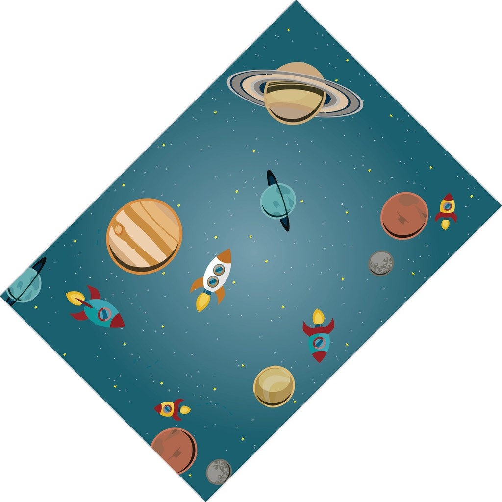 Cici Odam Gezegenler ve Uzay Roketleri Erkek Çocuk Tasarımsı-90x200 - 90 x 200 cm SSD / Solid State Drive Fiyatı