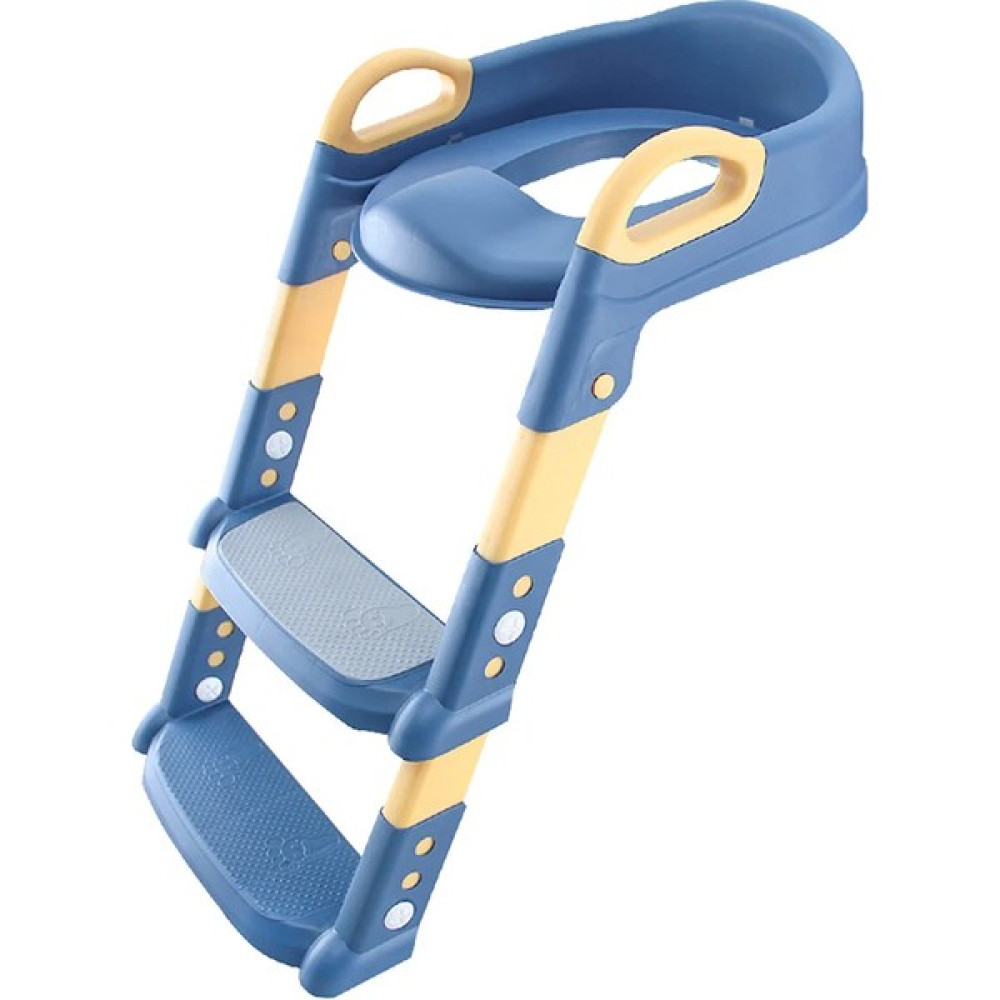 Cicibears Basamaklı Katlanabilir Çocuk Tuvaleti - Mavi (Yurt Dışından) - 25cm Bebek Lazımlık Fiyatı