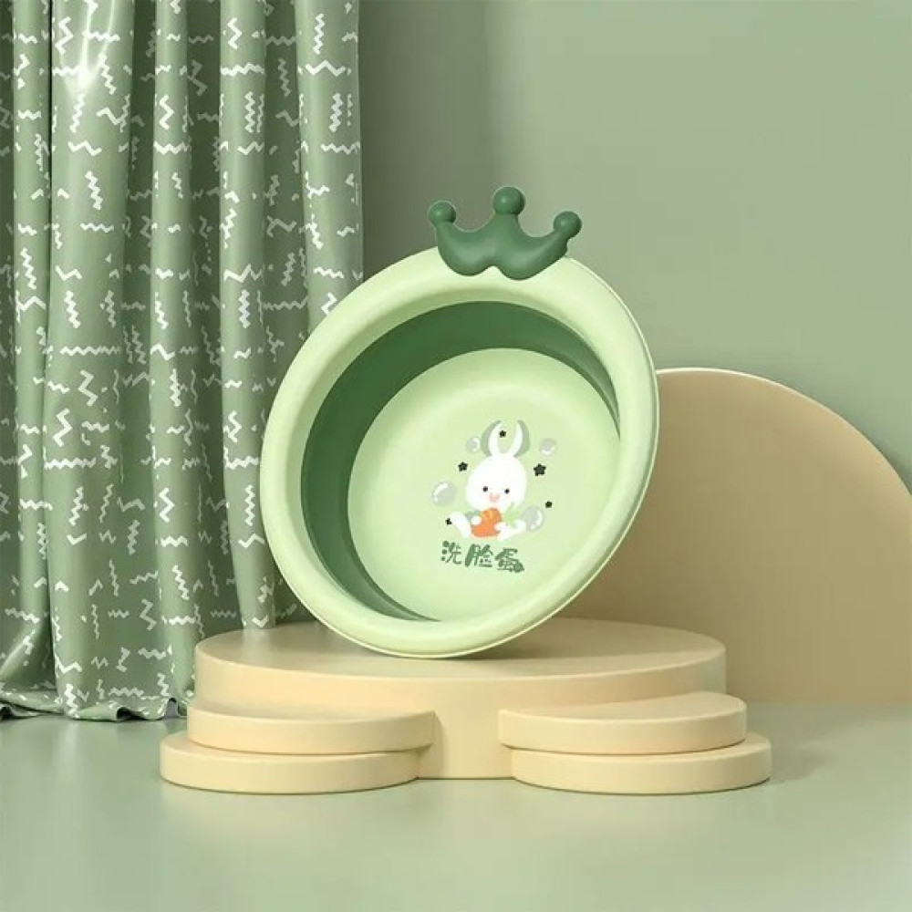 Cicibears Bebek Katlanır Lavabo - Yeşil (Yurt Dışından) Bebek Banyo Küveti Fiyatı