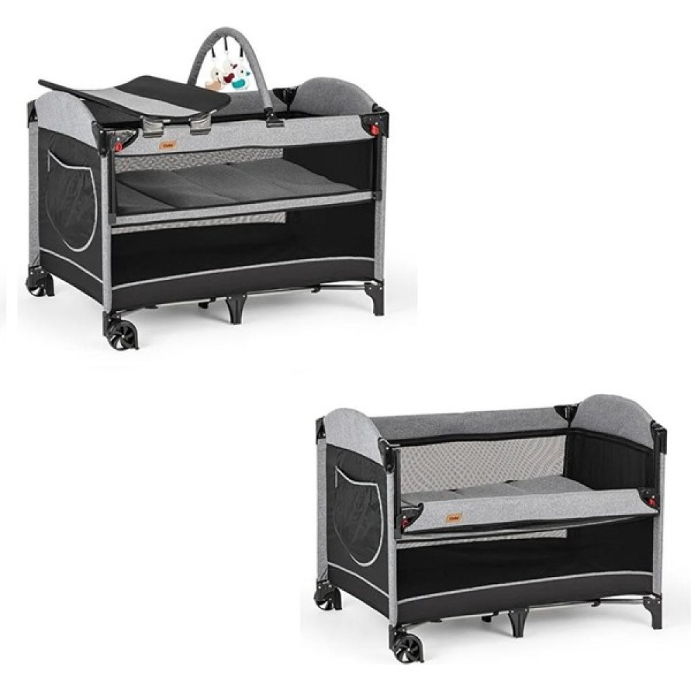 Ciciko C-1050 Optima Anne Yanı Sallanan Ara Katlı Oyun Parkı Beşik 70X110 cm Gri Park Yatak / Oyun Parkı Fiyatı