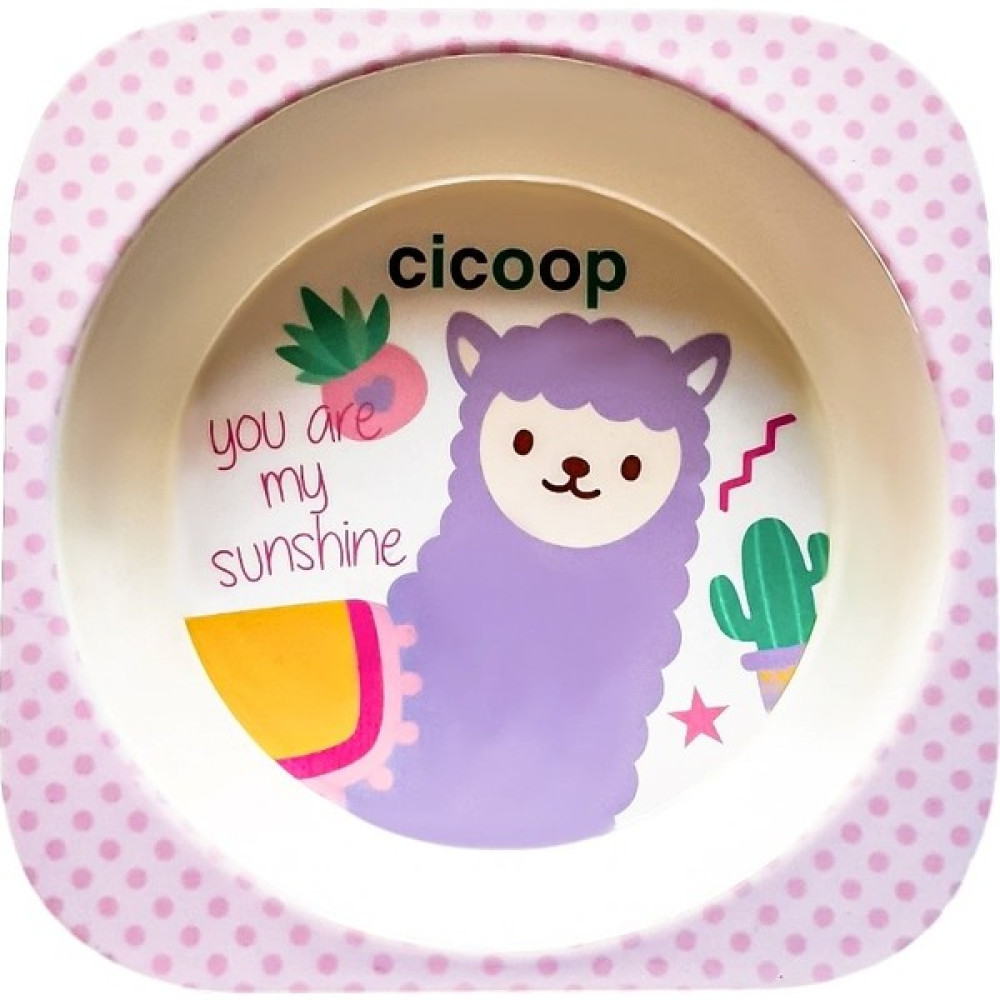 Cicoop Lama Mama Tabağı - Lama Desenli Mama Seti Fiyatı