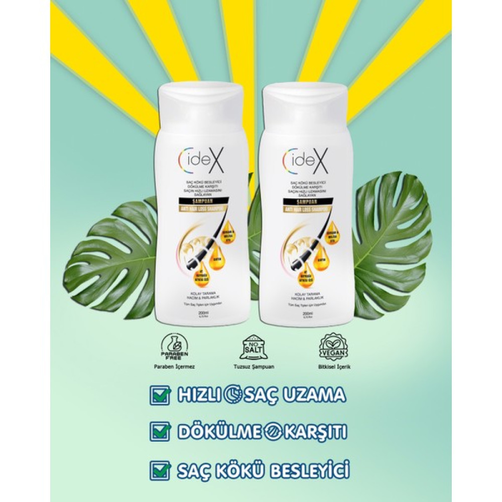 Cidex Kozmetik Cidexsaç Uzatan Dökülme Karşıtı Tuzsuzşampuan - 1 Şampuan ve Saç Kremi Fiyatı