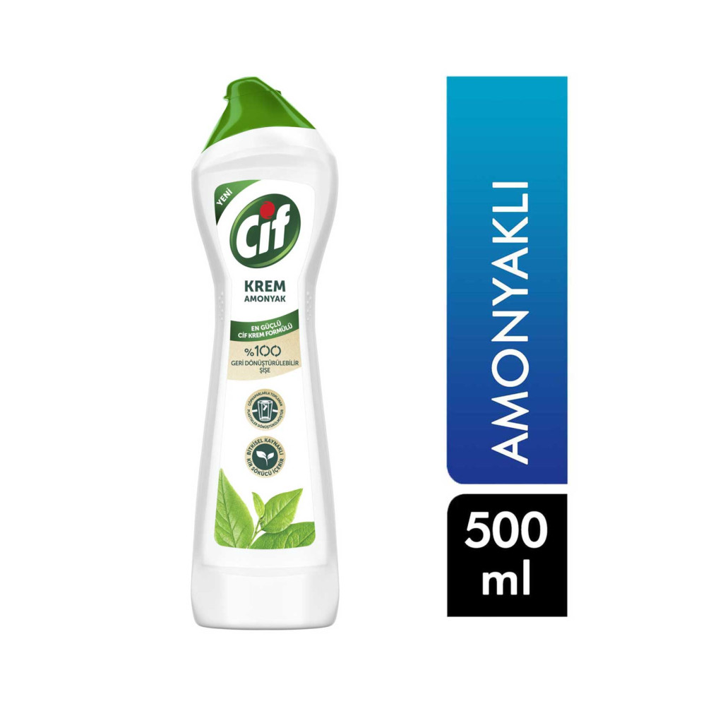 Cif Krem Temizleyici 500 ml Amonyaklı Parlatıcı ve Temizleyiciler Fiyatı