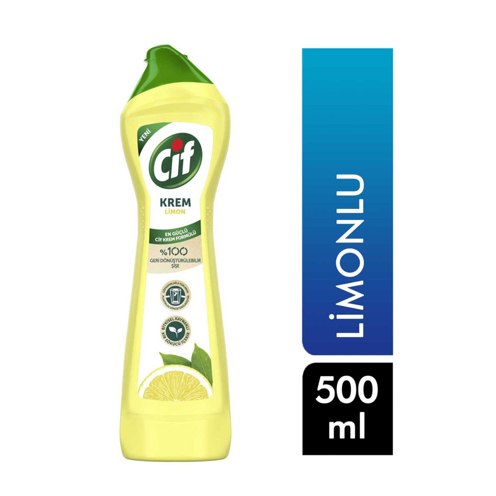 Cif Krem Temizleyici 500 ml Limon Parlatıcı ve Temizleyiciler Fiyatı
