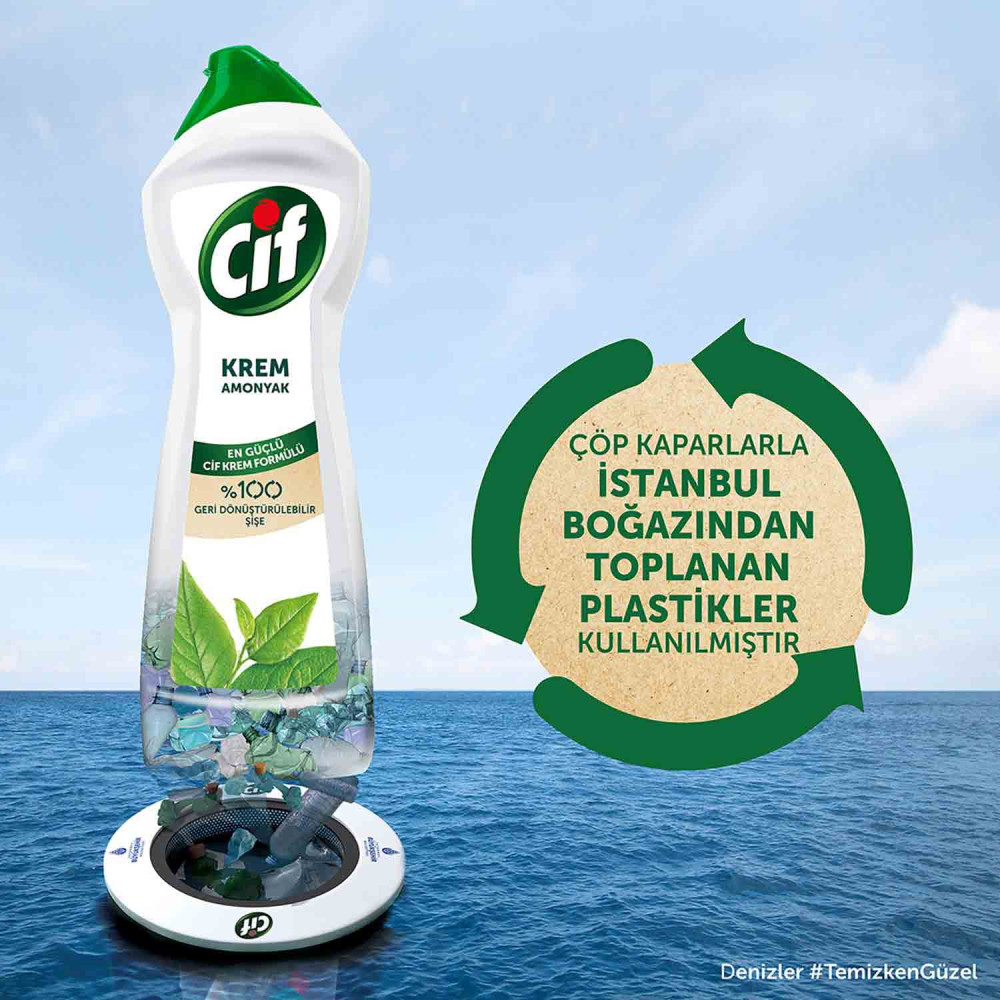 Cif Krem Temizleyici 750 ml Amonyak + 750 ml Limon + 400 ml Dezenfekta