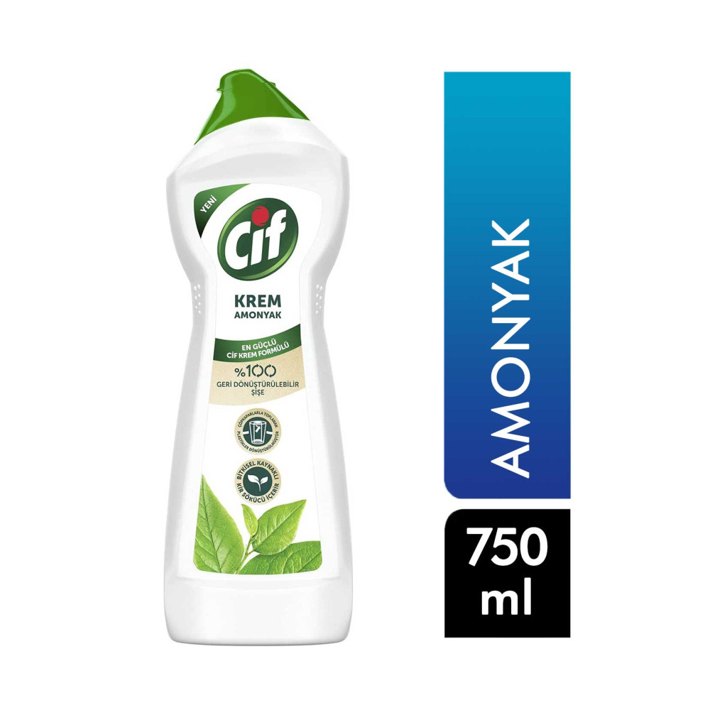 Cif Krem Temizleyici 750 ml Güç & Işıltı Amonyaklı Diğer Fiyatı
