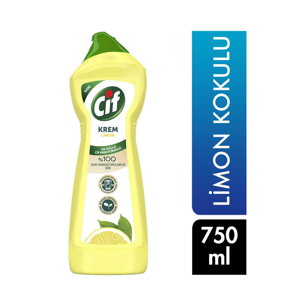 Cif Krem Temizleyici 750 ml Limon Parlatıcı ve Temizleyiciler Fiyatı