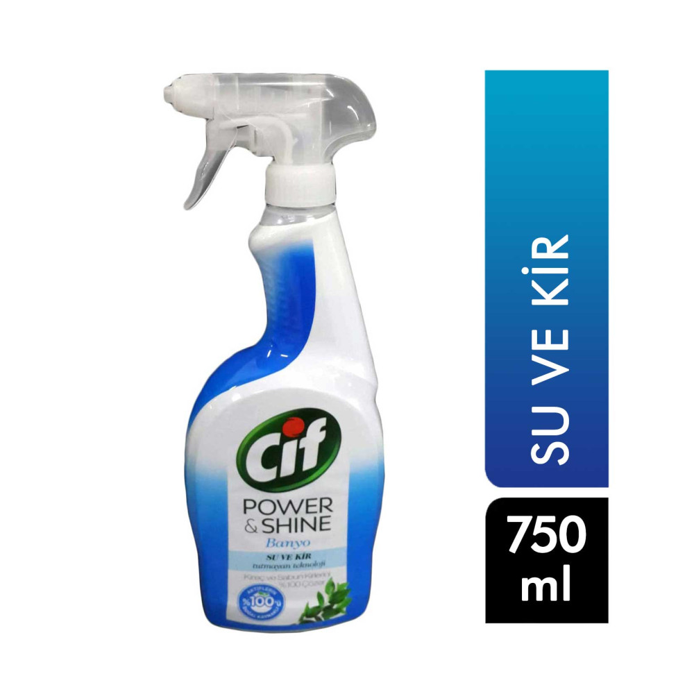 Cif Sprey 750 ml Banyo Temizleyici Power Shine Parlatıcı ve Temizleyiciler Fiyatı