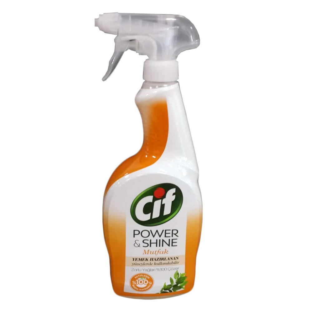 Cif Sprey 750 ml Yağ Çözücü Power Shine