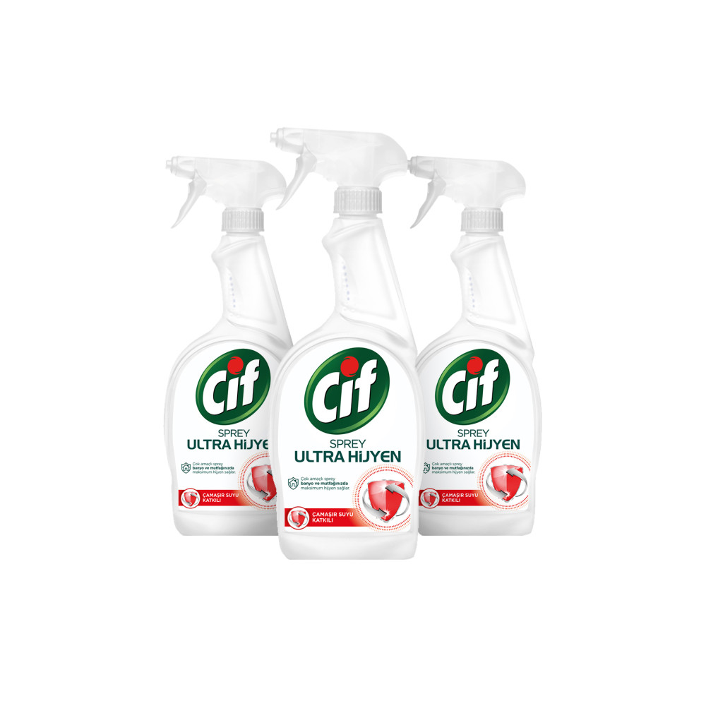 Cif Sprey Ultra Hijyen 750 ml X 3 Adet Ağız ve Diş Sağlığı Fiyatı