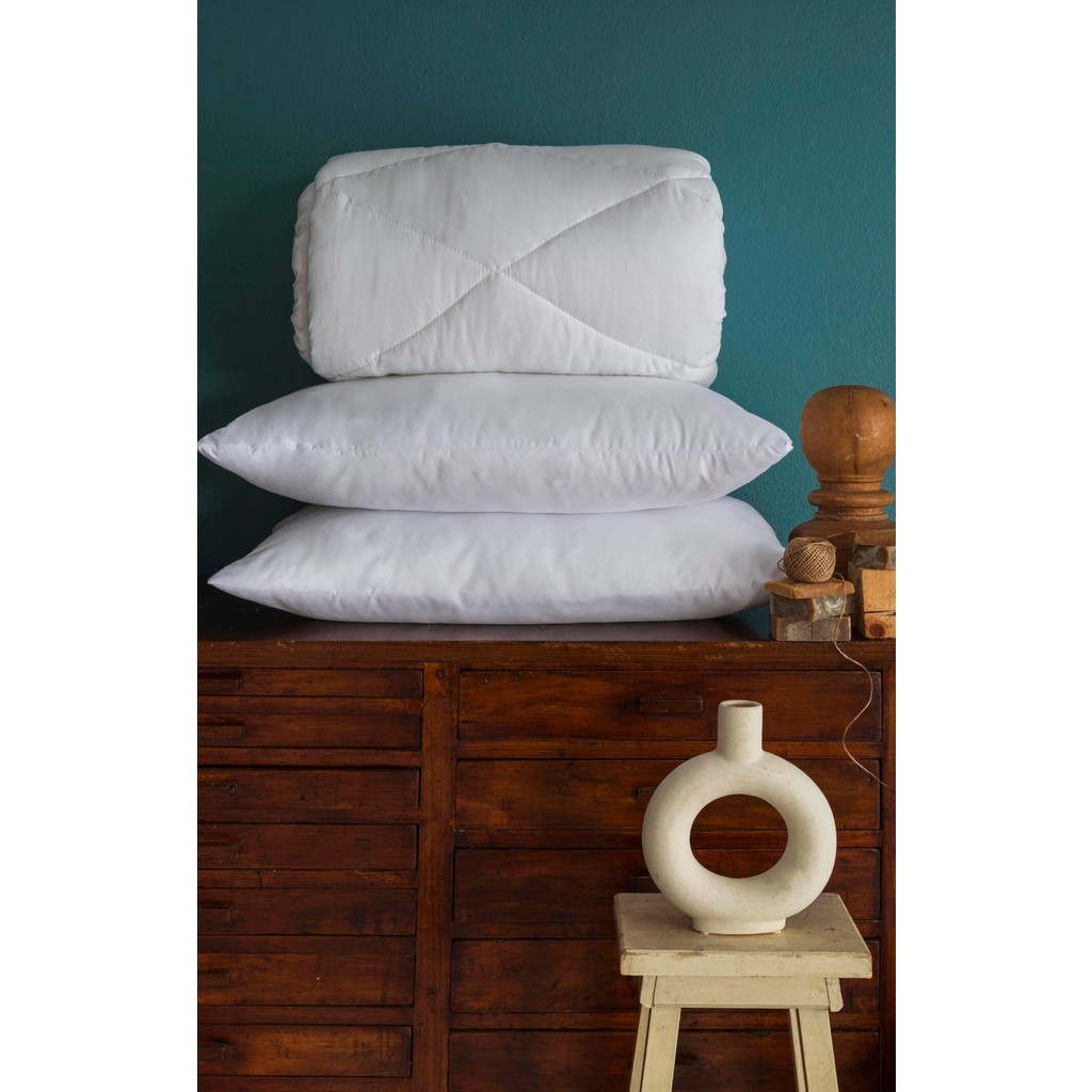 Çift Kişilik Yorgan Yastık Set - Yorgan - 195 x 215 cm - Beyaz Yastık Kılıfı Fiyatı