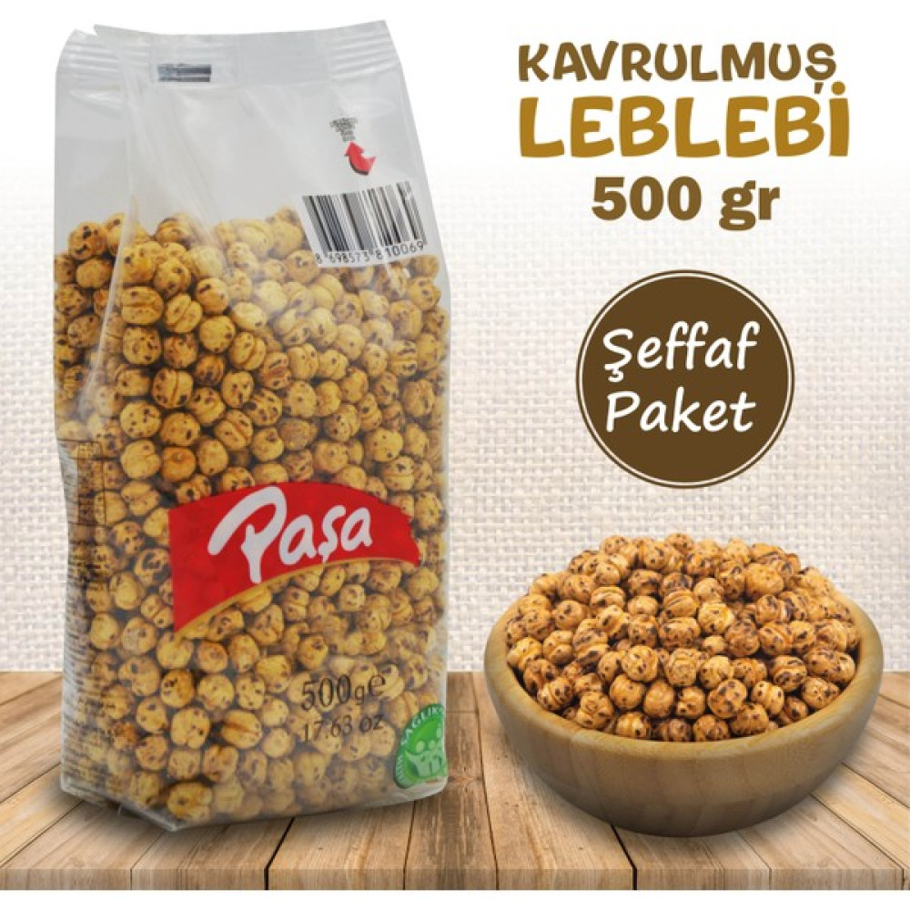 Çifte Kavrulmuş Sarı Leblebi Şeffaf Paket 500 gr (1. Kalite) Diğer Fiyatı