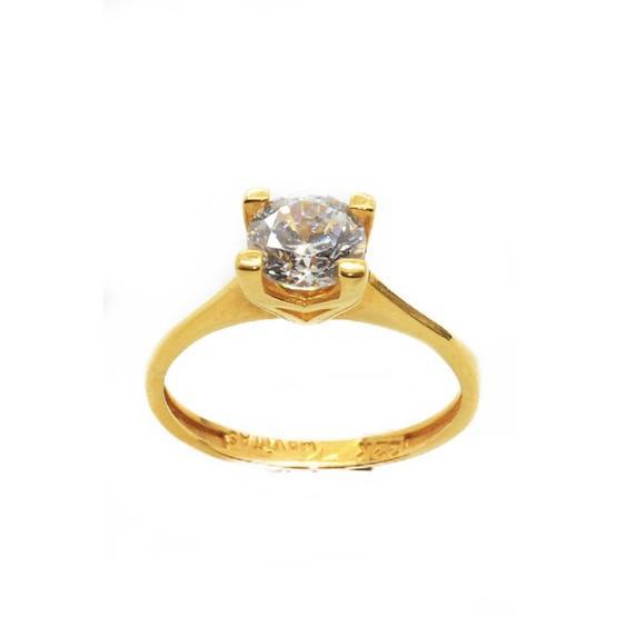 CiGold 14K2YZK0272055533 22 Ayar Taşlı Fantezi Yüzük