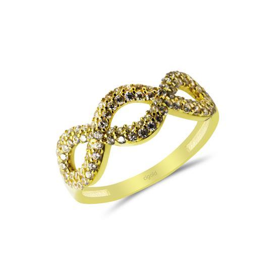 CiGold 16K1YZK0203015162 14 Ayar Taşlı Fantezi Yüzük Altın Yüzük Fiyatı