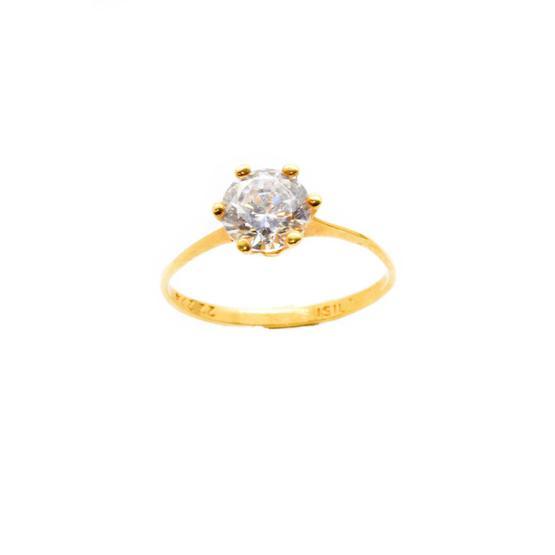 CiGold 17K2YZK0206055536 22 Ayar Taşlı Fantezi Yüzük