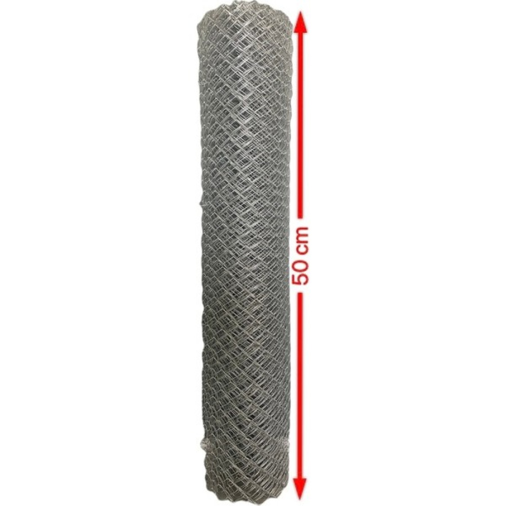 Cihan Çit Galvanizli Örgü Tel Bahçe Çiti - 2,50 mm Kalınlık 50X50 Göz Aralığı H:50 cm L:10 Metre - H:50CM Bahçe Çiti Fiyatı