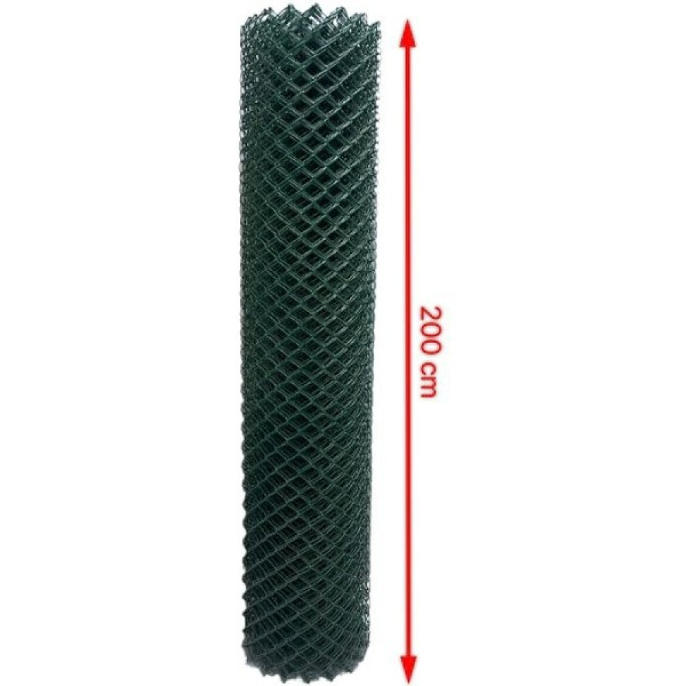 Cihan Çit Pvc Kaplı Örgü Tel Bahçe Çiti - 3,00 mm Kalınlık 35X35 Göz Aralığı H:200 cm L:10 Metre - H:200CM Bahçe Çiti Fiyatı