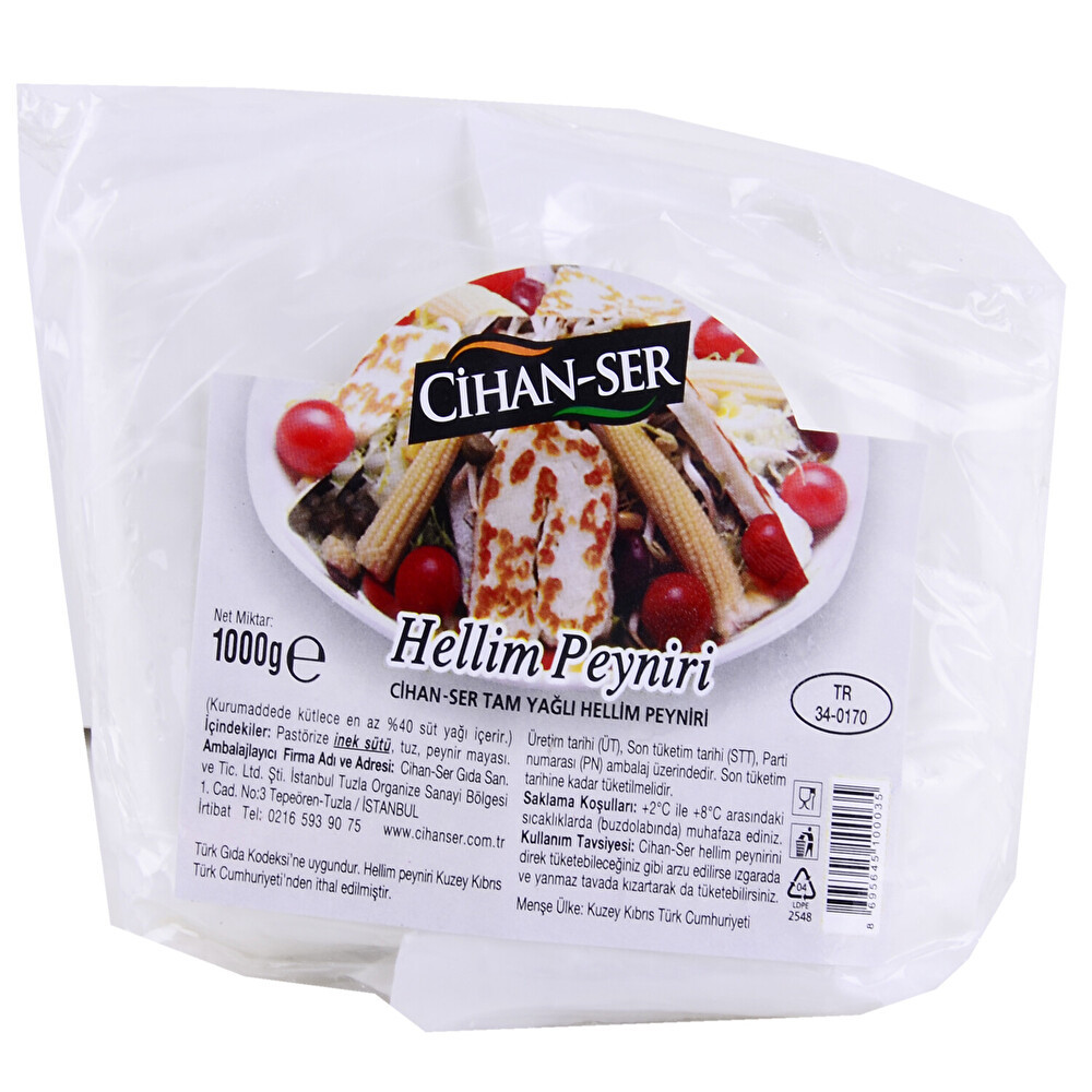 Cihan-Ser Hellim Peyniri 1000g Peynir Fiyatı