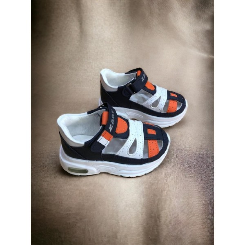 Cihan Shoes Erkek Bebe Ortopedik Cırtlı Esnek Hafif Nefes Alabilen Beyaz Lacivert Beyaz Turuncu Renk Işıklı Bebek Sneaker Spor Ayakkabı Kız Çocuk Günlük Ayakkabısı Fiyatı