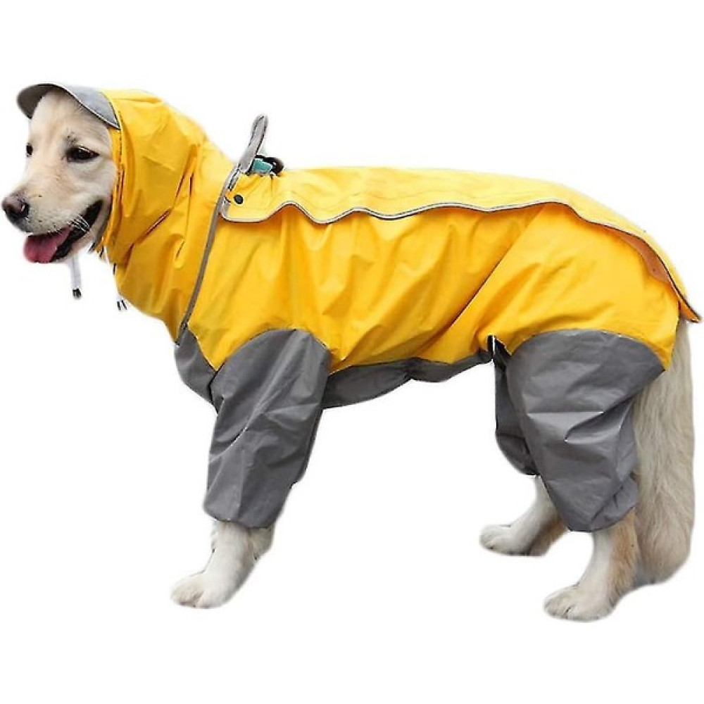 Çıkarılabilir Kapüşonlu, Çekiliş Ceketi ile Sarı Köpek Yağmurluk, 10 Boyutta (Yurt Dışından) - 73 cm Evcil Hayvan Ürünleri Fiyatı
