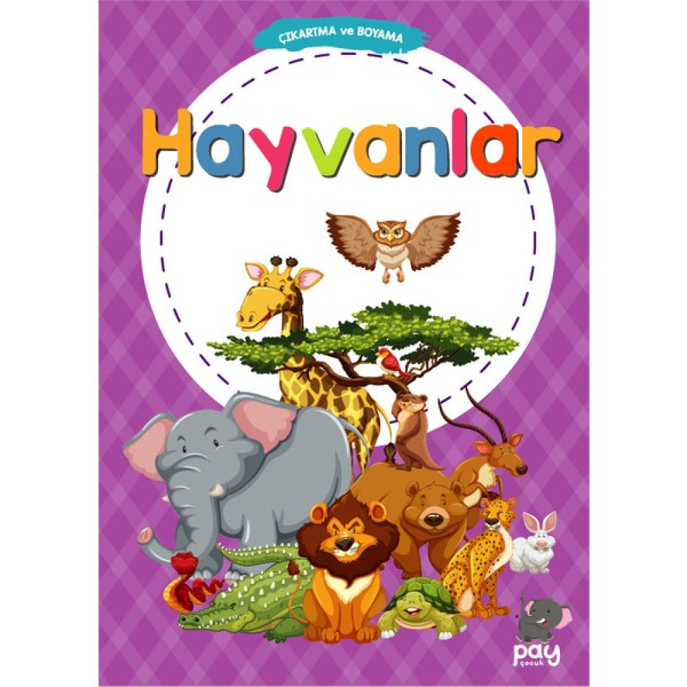 Çıkartma ve Boyama - Hayvanlar - Birsen Gündüz Diğer Fiyatı