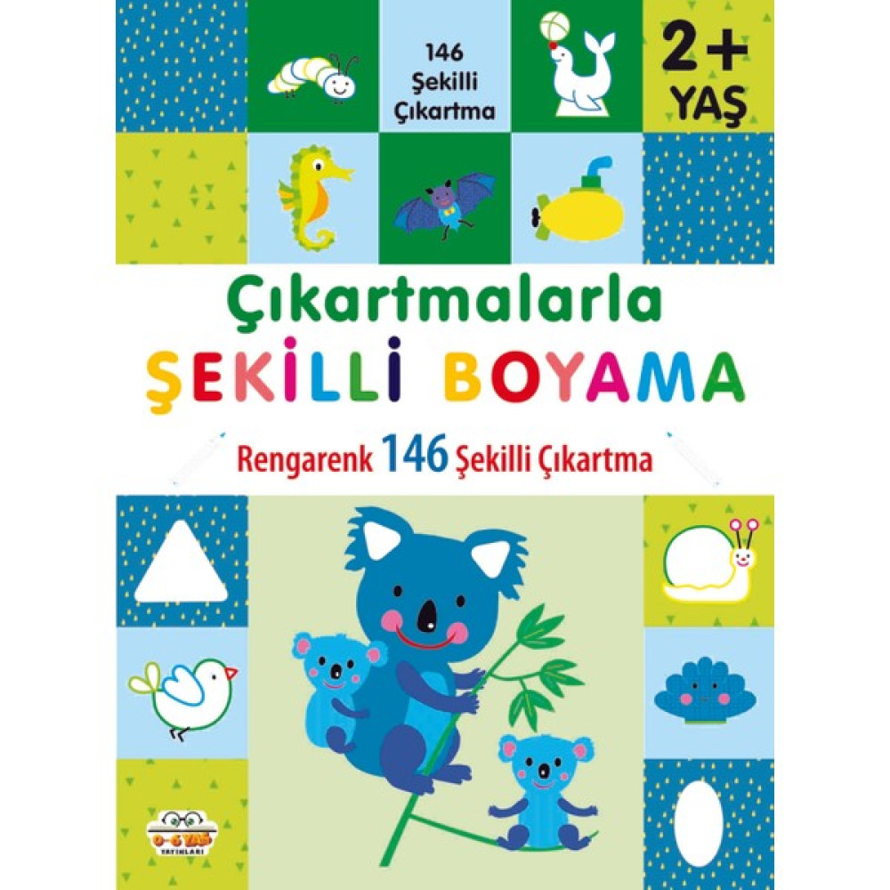 Çıkartmalarla Şekilli Boyama – 2 Yaş Üstü Aktivite & Eğitici Kitaplar Fiyatı