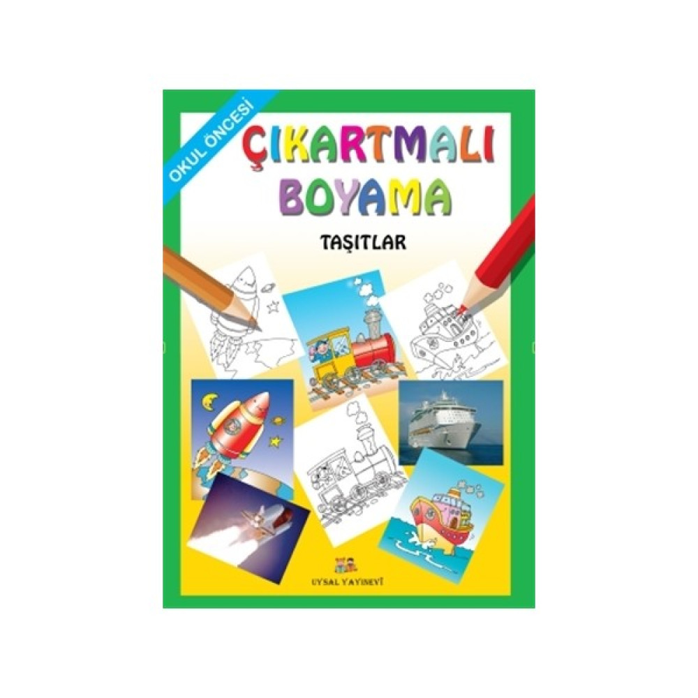 Çıkartmalı Boyama : Taşıtlar Okul Öncesi Eğitici & Öğretici Kitaplar Fiyatı