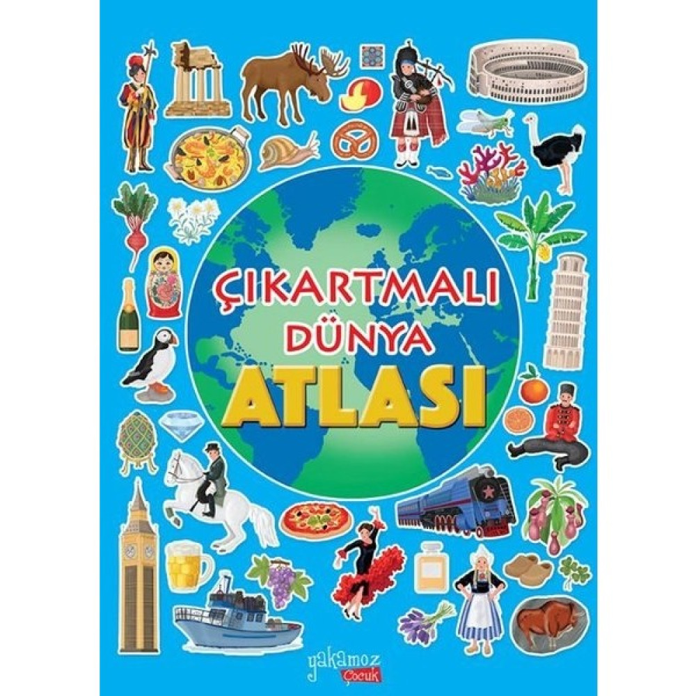 Çıkartmalı Dünya Atlası - Ilaria Barsotti Çocuk Roman Fiyatı