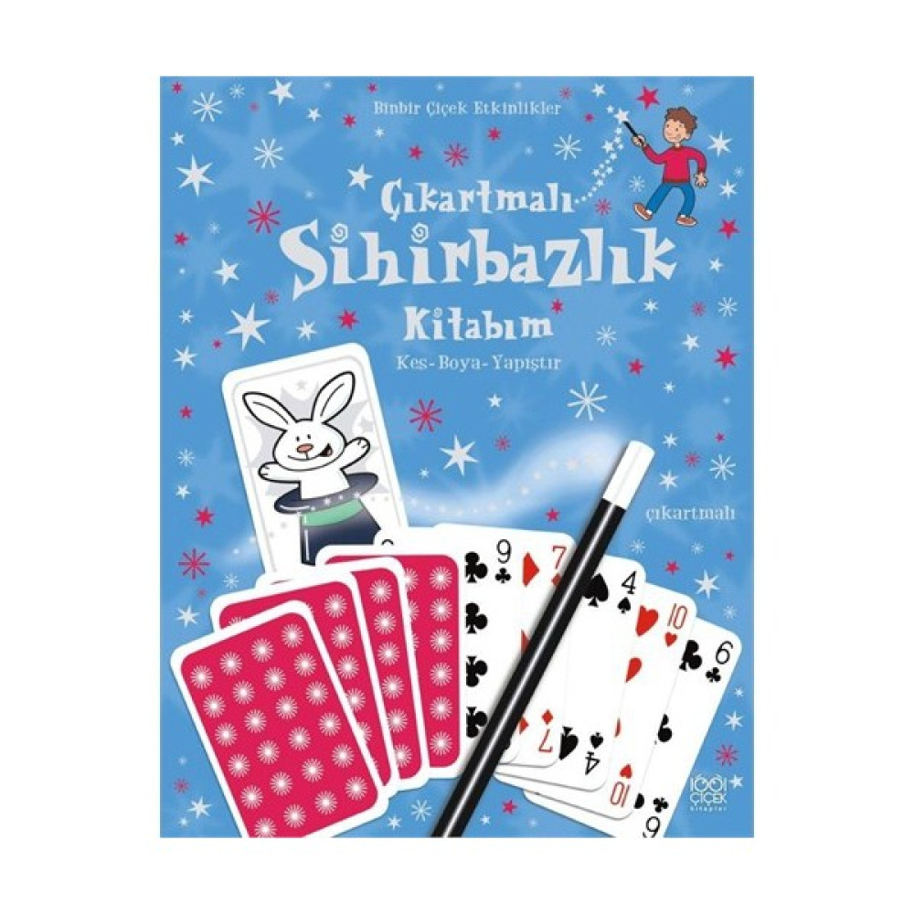 Çıkartmalı Sihirbazlık Kitabım - (Kes - Boya- Yapıştır)-Ben Denne Okul Öncesi Eğitici & Öğretici Kitaplar Fiyatı