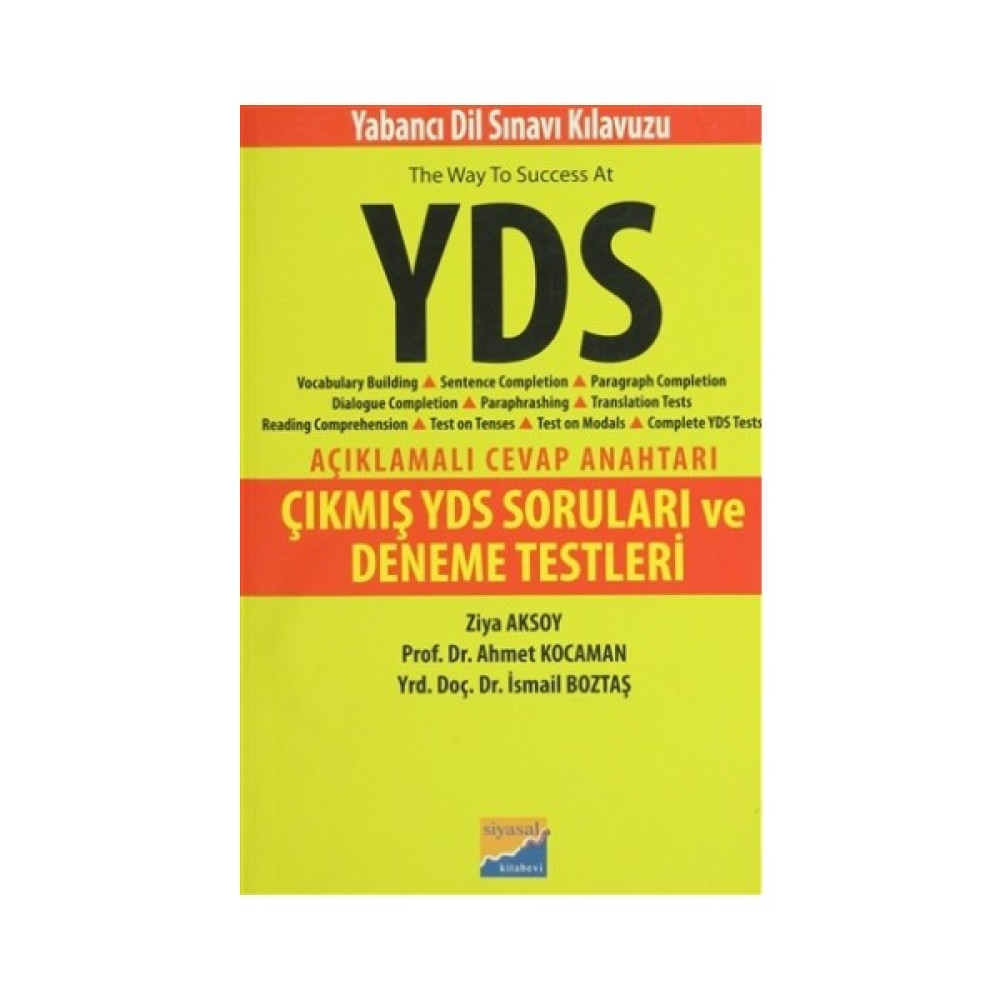 Çıkmış YDS Soruları ve Deneme Testleri - Ahmet Kocaman Edebiyat Fiyatı