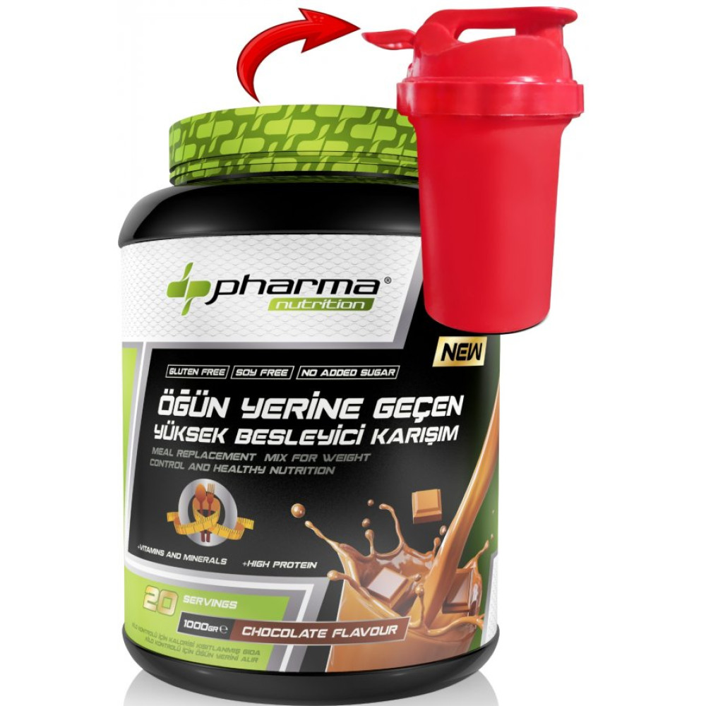 Cikolata Aromali Yuksek Proteinli Ogun Tozu Ogun Yerine Gecen Besleyici Shake 20 Servis 1000 Gr Protein Tozları Fiyatı
