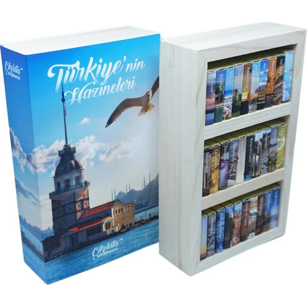 Çikolata Kütüphanesi Türkiye’nin Hazineleri Temalı Çikolata Kütüphanesi - 1 Adet Hediyelik Eşya Fiyatı
