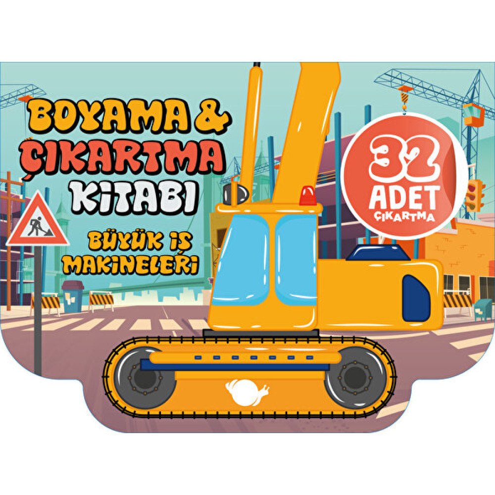 Çikolata Yayınevi - Boyama & Çıkartma Kitabı - Büyük Iş Makineleri (3 - 5 Yaş) Aktivite & Eğitici Kitaplar Fiyatı